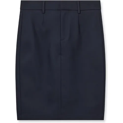 Classic Night Skirt with Slit and Pockets , female, Sizes: L, M, XS, XL, 2XS, 2XL - MOS MOSH - Modalova