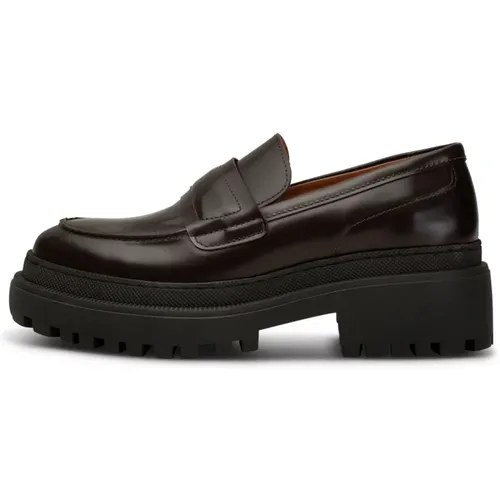 Chunky Loafer - Bordeaux High Shine , Damen, Größe: 38 EU - Shoe the Bear - Modalova