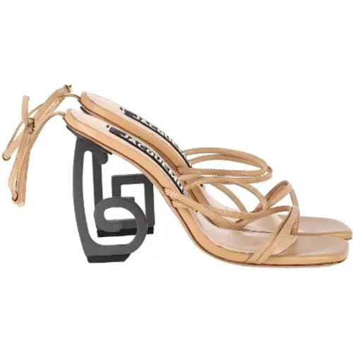 Pre-owned Leather sandals , female, Sizes: 5 UK - Jacquemus Pre-owned - Modalova