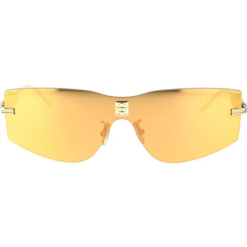 Moderne 4Gem Sonnenbrille mit goldenen Gläsern , unisex, Größe: ONE Size - Givenchy - Modalova