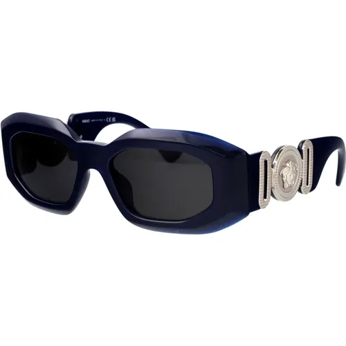 Stylish Sunglasses with Model 0Ve4425U , male, Sizes: 54 MM - Versace - Modalova