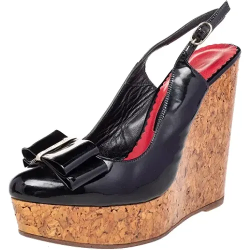 Pre-owned Leder sandals , Damen, Größe: 37 EU - Carolina Herrera Pre-owned - Modalova