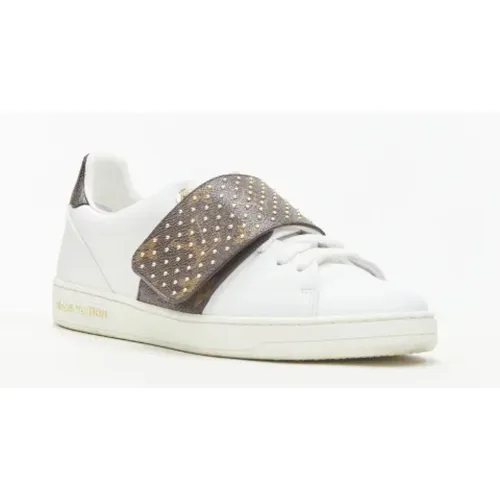 Pre-owned Leather sneakers , female, Sizes: 3 UK - Louis Vuitton Vintage - Modalova