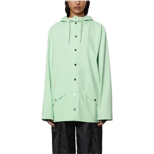 Contemporary Waterproof Rain Jacket , unisex, Sizes: L - Rains - Modalova
