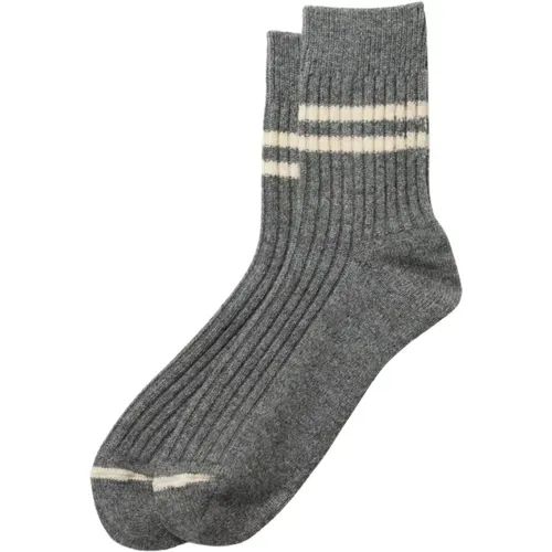 Merino Lambs Wool Stripe Socks - RoToTo - Modalova