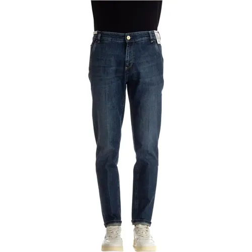 Authentic Indie Fit Denim Jeans , male, Sizes: W32 - PT Torino - Modalova