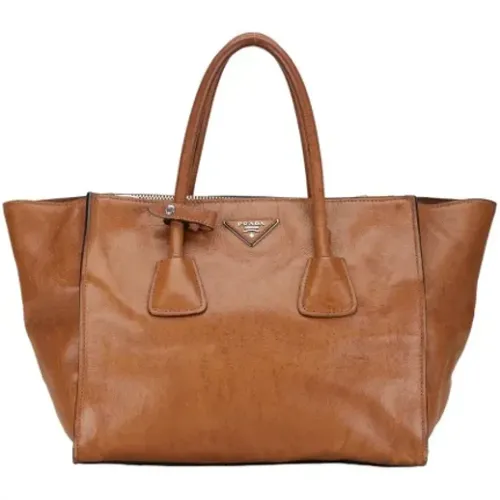 Pre-owned Leather shoulder-bags , female, Sizes: ONE SIZE - Prada Vintage - Modalova