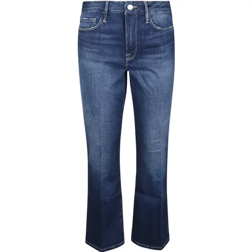 LE Crop Mini Boot Jeans , female, Sizes: W31, W30 - Frame - Modalova