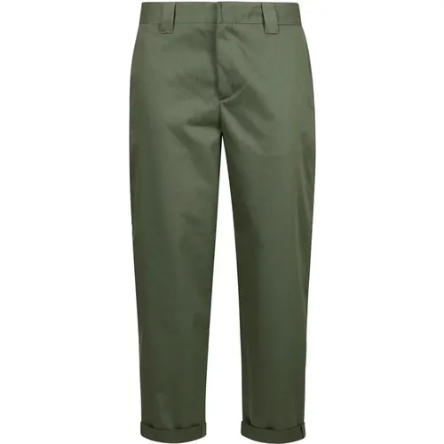 Chino Skate Hose Komfort Baumwolle/Polyester Gabardine , Herren, Größe: M - Golden Goose - Modalova