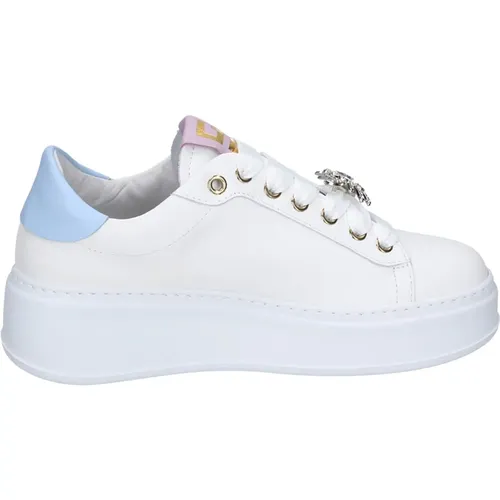 Leder Damen Sneakers , Damen, Größe: 40 EU - Gio+ - Modalova