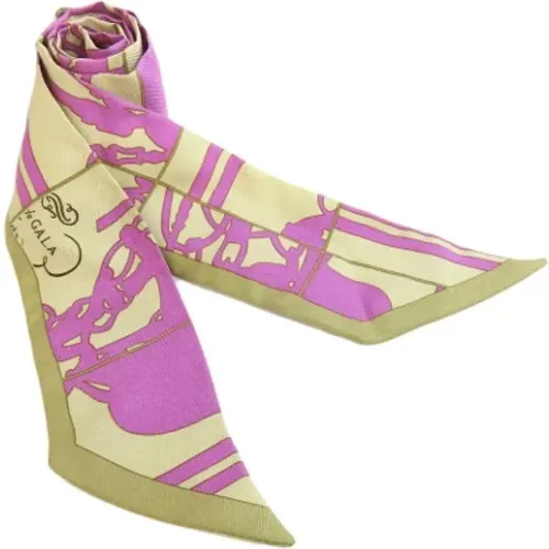 Pre-owned Silk scarves , female, Sizes: ONE SIZE - Hermès Vintage - Modalova