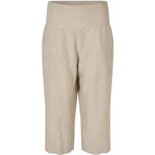 Relaxed Linen Pants Natural Color , female, Sizes: 2XL - Masai - Modalova