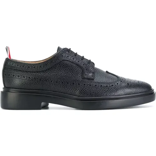 Leather Brogues with Punch-hole Detailing , female, Sizes: 4 UK - Thom Browne - Modalova