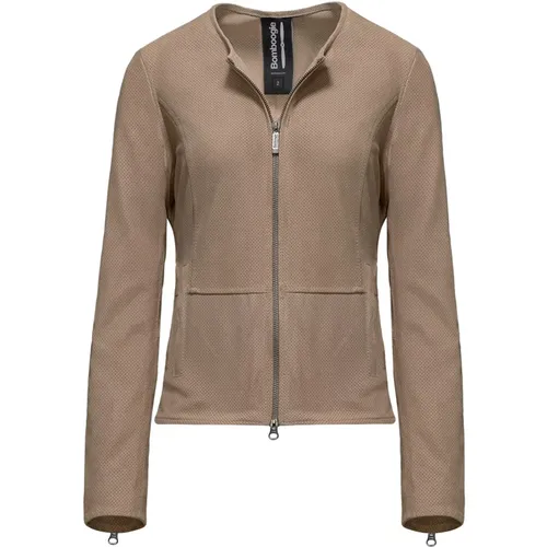 Arya Leather Jacket , female, Sizes: 2XL - BomBoogie - Modalova