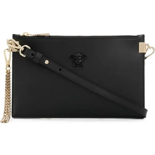 Schwarze Medusa Clutch Tasche - Versace - Modalova