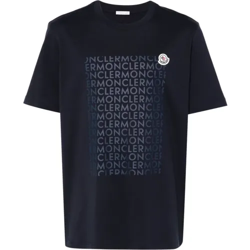 T-Shirt for Men , male, Sizes: S, L - Moncler - Modalova