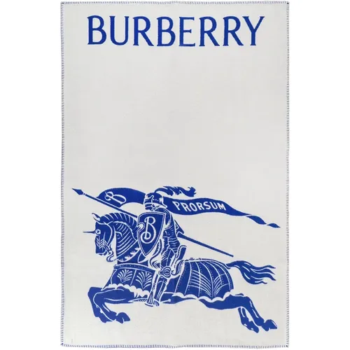Wolldecke mit Logo-Druck Burberry - Burberry - Modalova