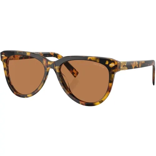 Stylish Vau01T Sunglasses , female, Sizes: 56 MM - Miu Miu - Modalova