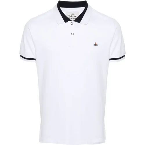 Striped Tipping Polo Shirt , male, Sizes: M - Vivienne Westwood - Modalova