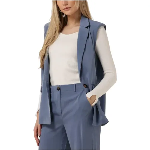 Blaues Gilet Hose Lima , Damen, Größe: M - Ydence - Modalova