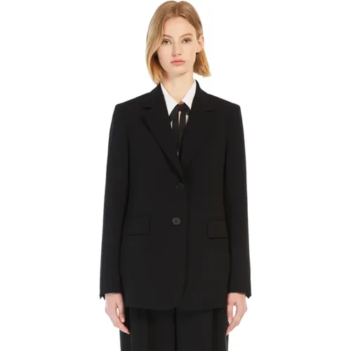 Einreihiger Cady-Blazer , Damen, Größe: S - Max Mara Studio - Modalova