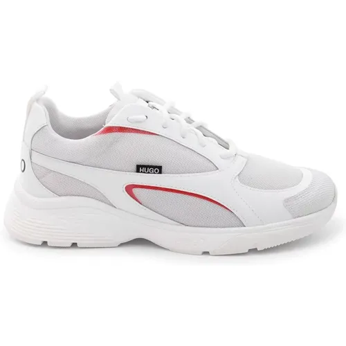 Polyester Sneakers with Thermoplastic Sole and 4cm Heel , female, Sizes: 5 UK, 6 UK - Hugo Boss - Modalova