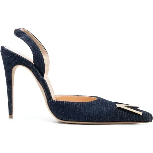 Denim Slingback Pumps Magda Butrym - Magda Butrym - Modalova