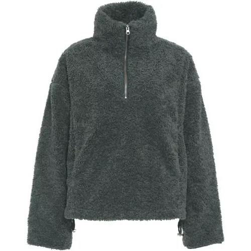 Grüner Sweatshirt Aw24 für Frauen , Damen, Größe: XS - Second Female - Modalova