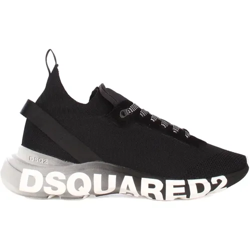 Stylische Low Top Schnürsneaker , Herren, Größe: 40 EU - Dsquared2 - Modalova