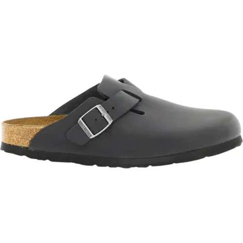 Schmaler Boston Sabot aus geöltem Nubukleder , Damen, Größe: 40 EU - Birkenstock - Modalova