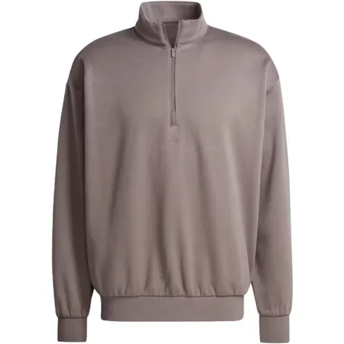 Sportlicher Half-Zip Pullover - Adidas - Modalova