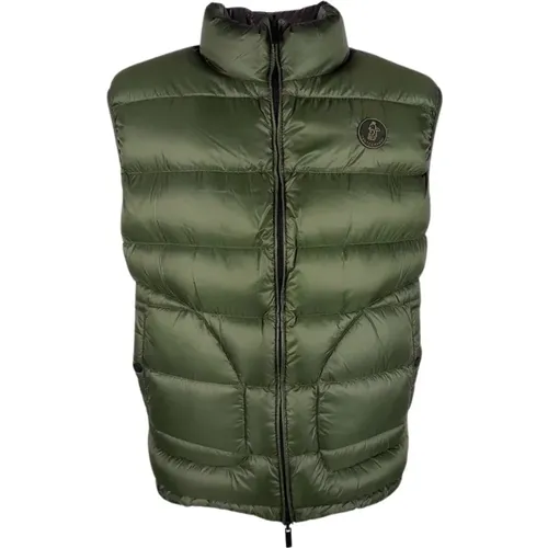 Reversible Down Vest in and Grey , male, Sizes: L - Centogrammi - Modalova