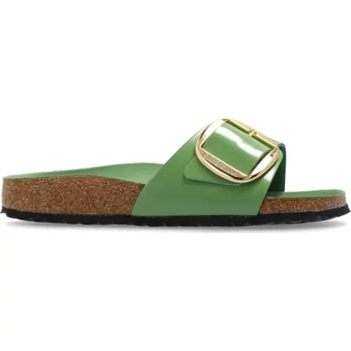 Madrid Big Buckle Slides , Damen, Größe: 36 EU - Birkenstock - Modalova