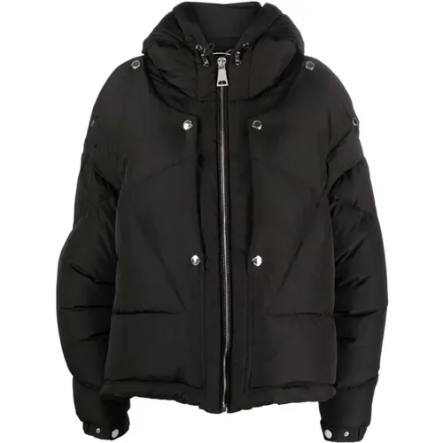 Padded Jacket with Zip-Up Hood , female, Sizes: S, 2XS - Khrisjoy - Modalova
