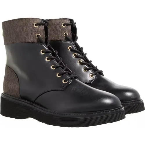 Aniya Lug Bootie Schwarz Braun , Damen, Größe: 36 EU - Michael Kors - Modalova