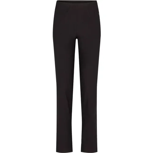 Black Brushed Regular Trousers , female, Sizes: XL, XS, S, M, 2XS, 2XL, 5XL, 4XL, 3XL, L - LauRie - Modalova
