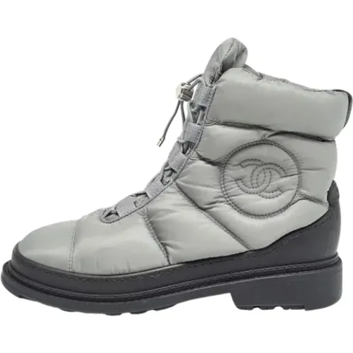 Pre-owned Nylon boots , female, Sizes: 4 1/2 UK - Chanel Vintage - Modalova