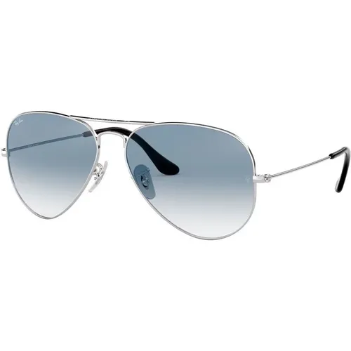 Classic Aviator Sunglasses in Blue Gradient , unisex, Sizes: 58 MM - Ray-Ban - Modalova