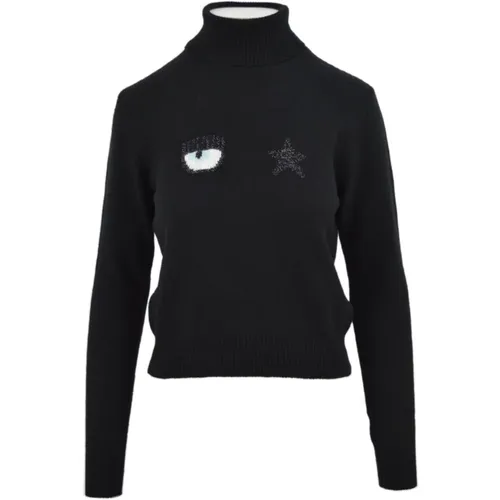 Turtleneck , female, Sizes: M - Chiara Ferragni Collection - Modalova