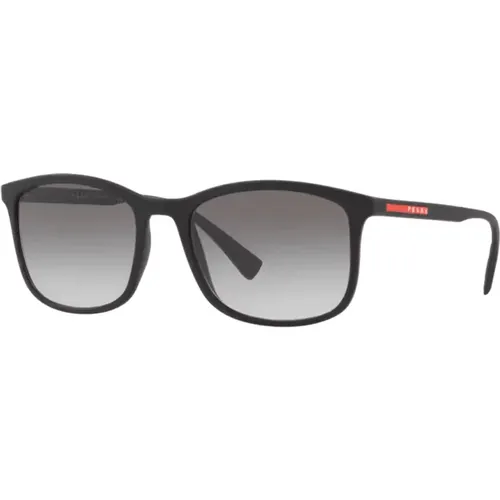 Sporty Rectangular Sunglasses , male, Sizes: 56 MM - Prada - Modalova