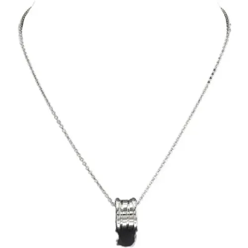 Pre-owned Silver necklaces , female, Sizes: ONE SIZE - Bvlgari Vintage - Modalova