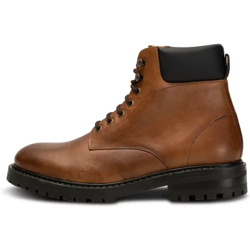 Stellan Lace Boot - TAN , male, Sizes: 9 UK, 6 UK, 8 UK, 11 UK, 10 UK, 12 UK, 7 UK - Shoe the Bear - Modalova