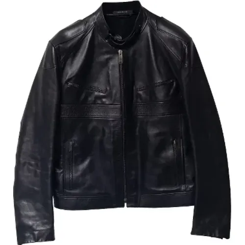 Pre-owned Leather outerwear , male, Sizes: 2XS - Gucci Vintage - Modalova