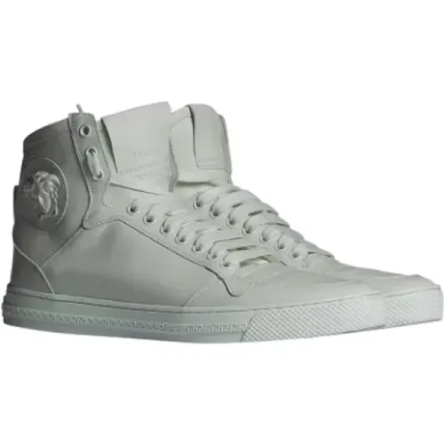 Pre-owned Leather sneakers , female, Sizes: 8 UK - Versace Pre-owned - Modalova