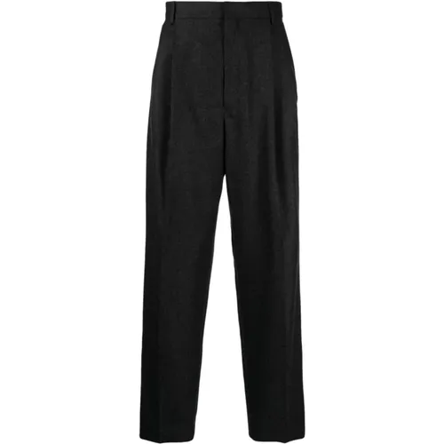 Anthracite Phoenix 7207 M.w. Pants , male, Sizes: L - Dries Van Noten - Modalova