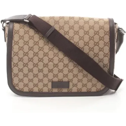 Pre-owned Canvas gucci-bags , female, Sizes: ONE SIZE - Gucci Vintage - Modalova