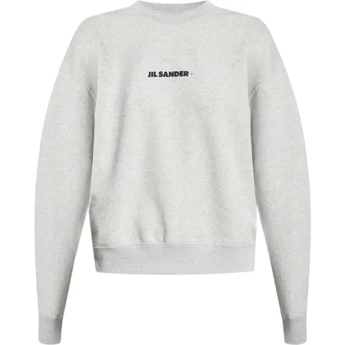 Sweatshirt with logo , female, Sizes: S, M, XS - Jil Sander - Modalova