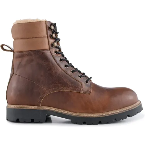 Cube Warm Lined Leather Boot , male, Sizes: 11 UK, 8 UK, 7 UK, 9 UK - Shoe the Bear - Modalova