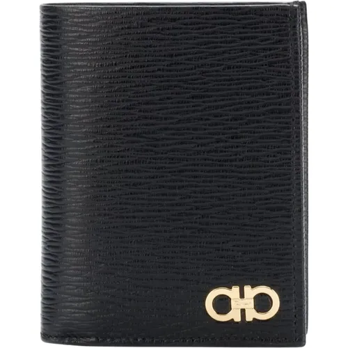 Gancini wallet , male, Sizes: ONE SIZE - Salvatore Ferragamo - Modalova