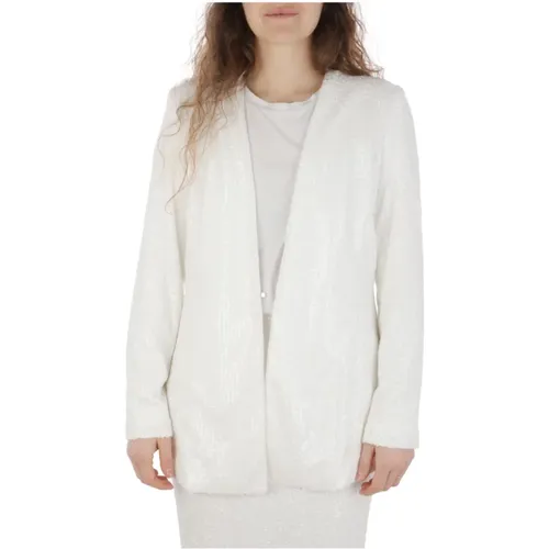 Sequin Sleeveless Jacket , female, Sizes: XS, L, M, 2XS, S - Nenette - Modalova